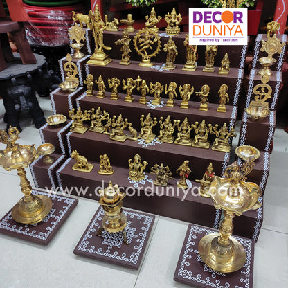 5 Step Brass Idols Golu - Entire Set - MBS02