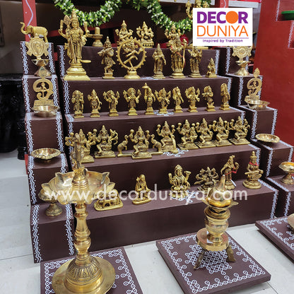 5 Step Brass Idols Golu - Entire Set - MBS02