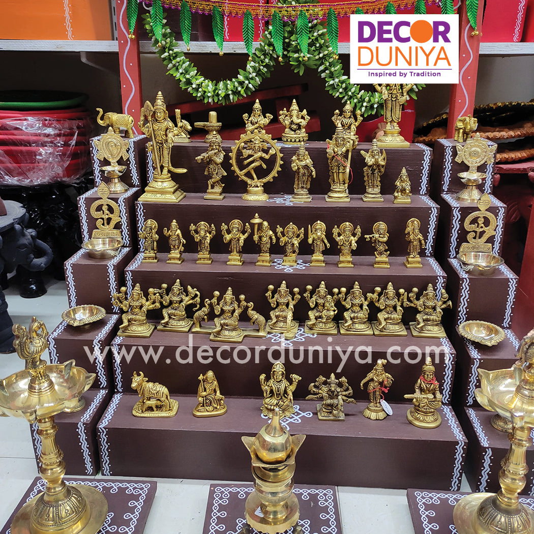 5 Step Brass Idols Golu - Entire Set - MBS02