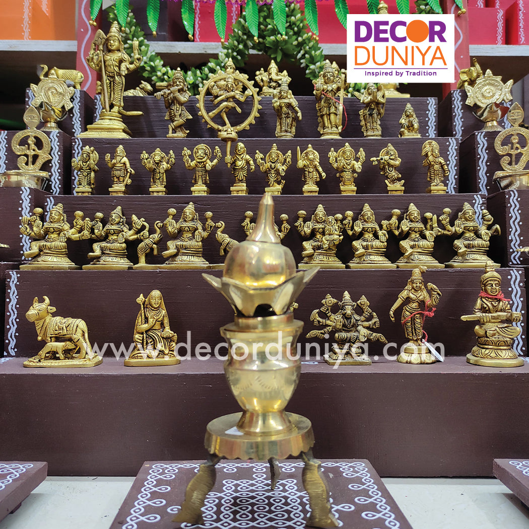 5 Step Brass Idols Golu - Entire Set - MBS02