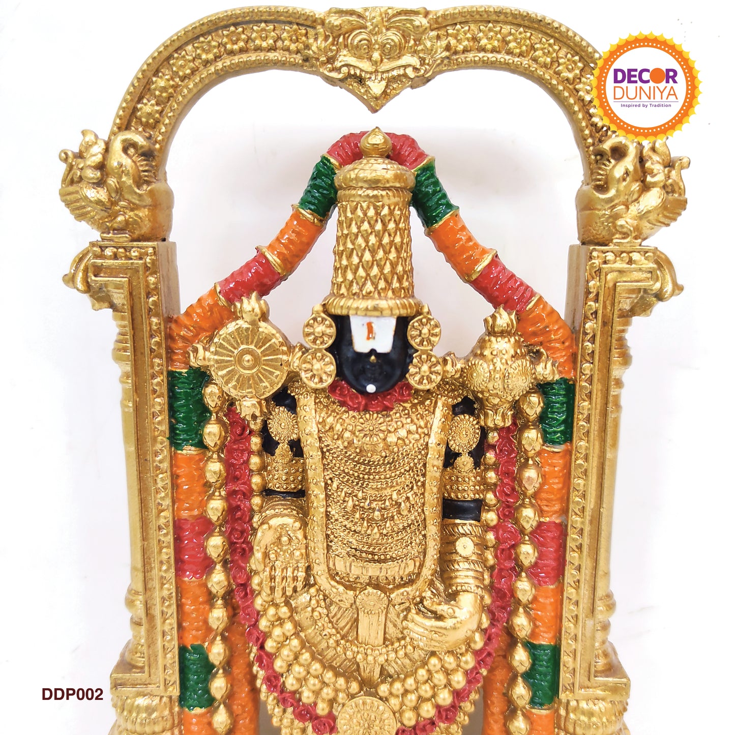 Venkatesha Perumal | Perumal | Antique Finish | Brass Finish | Polyresin | DDP002