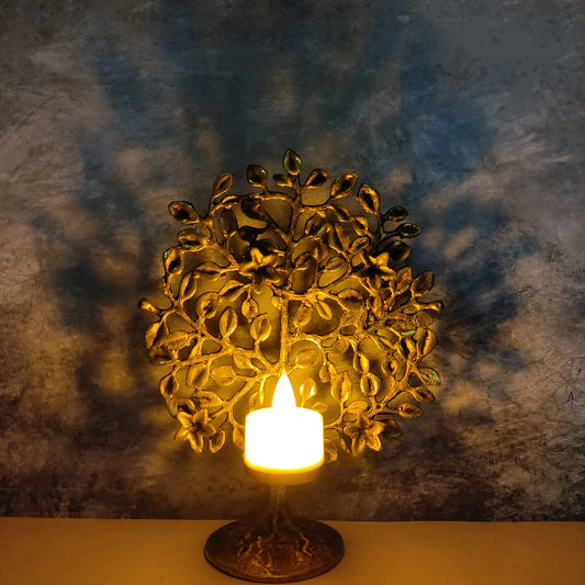 Karpaga Viruksham Tree with T Light Holder - VA03