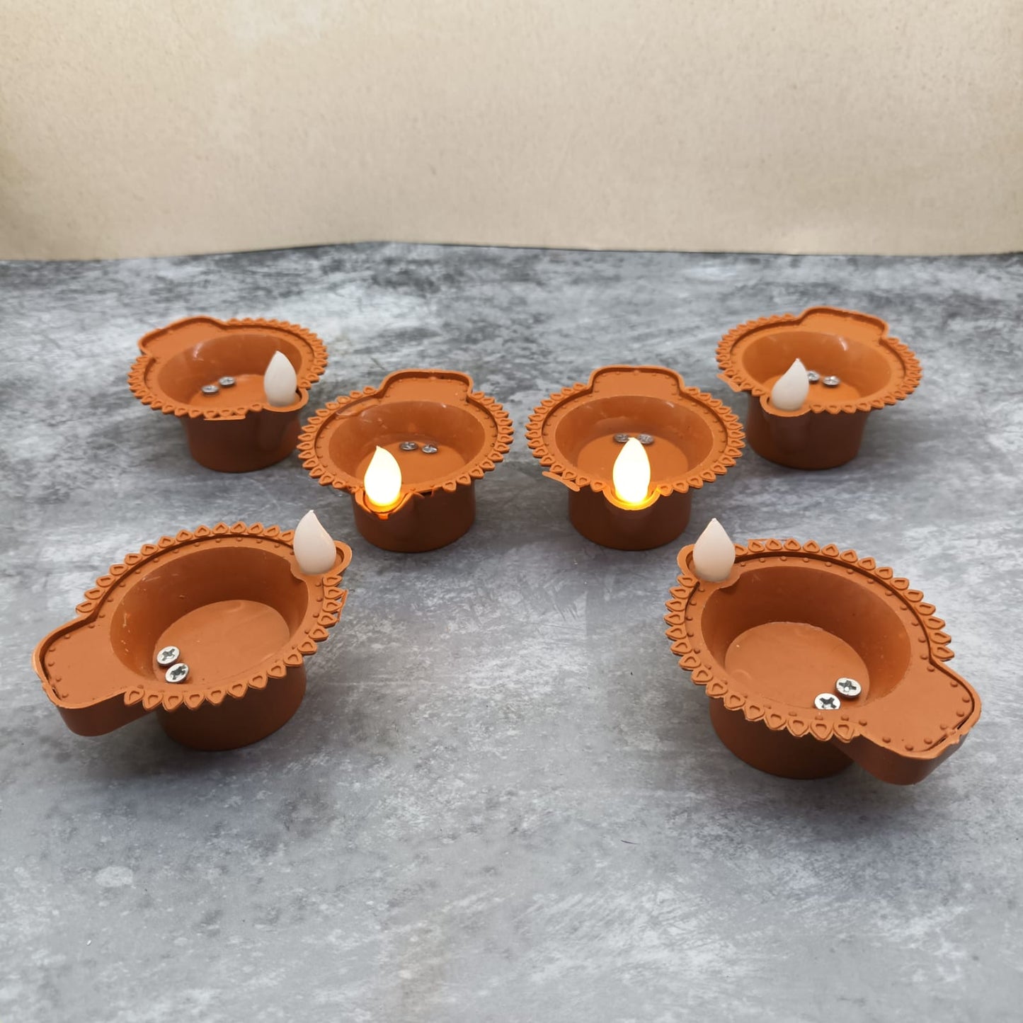 Water Sensor Diyas - Set of 6 Pcs - WD03