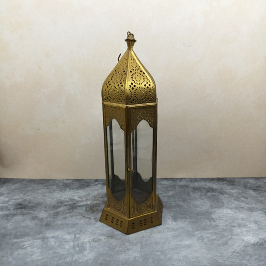 Metal Lantern Antique Finish - LT01