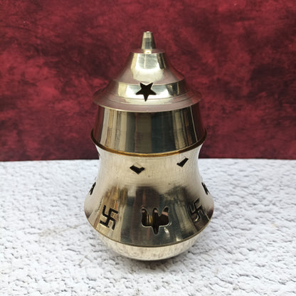 Brass Camphor Diya Diffuser - SB6