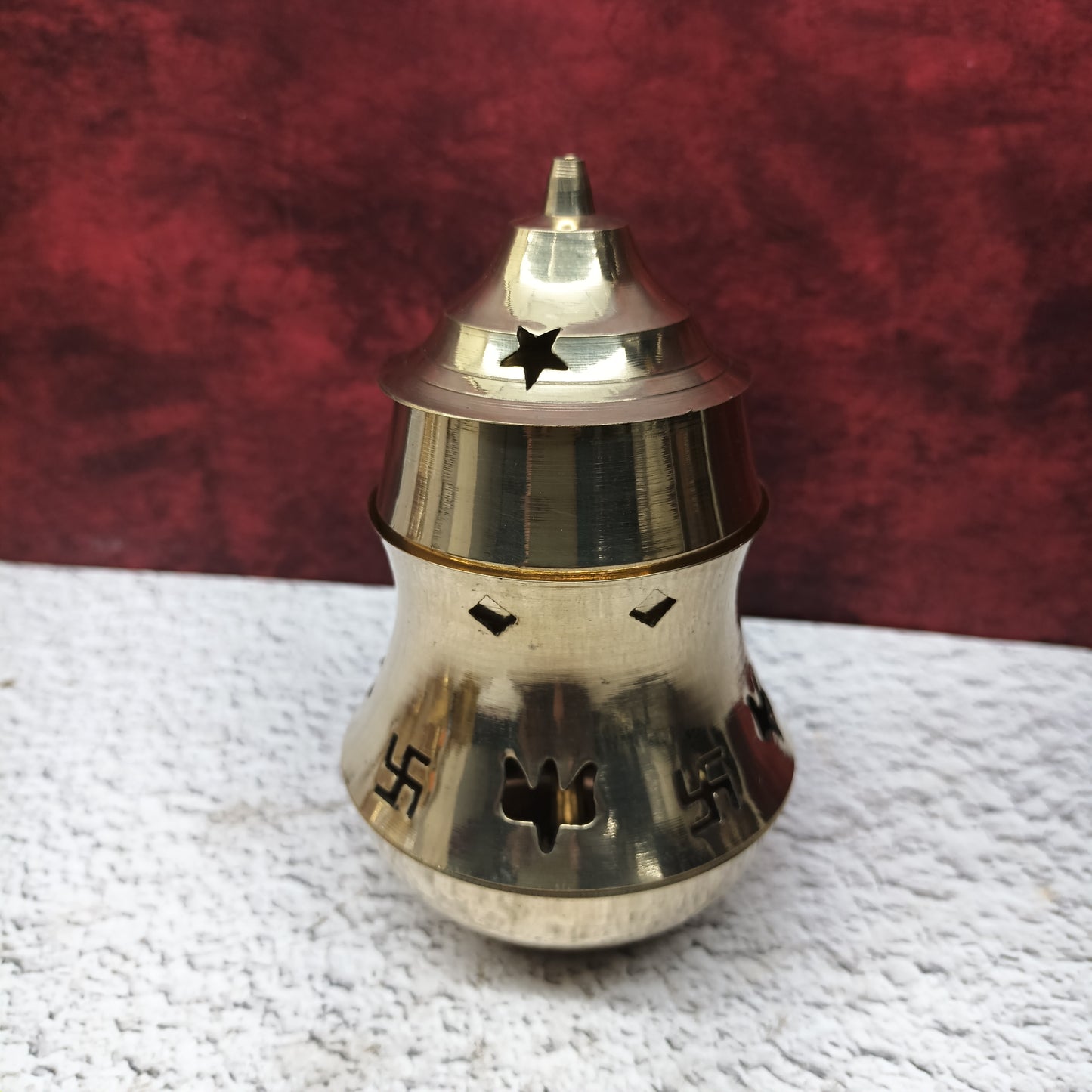 Brass Camphor Diya Diffuser - SB6