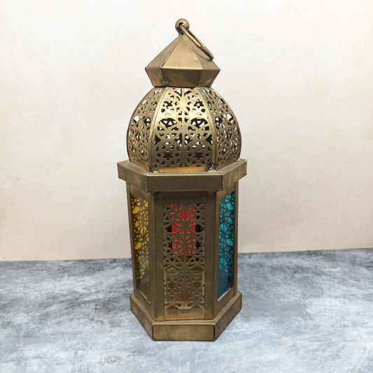 Metal Lantern Antique Finish - LT02