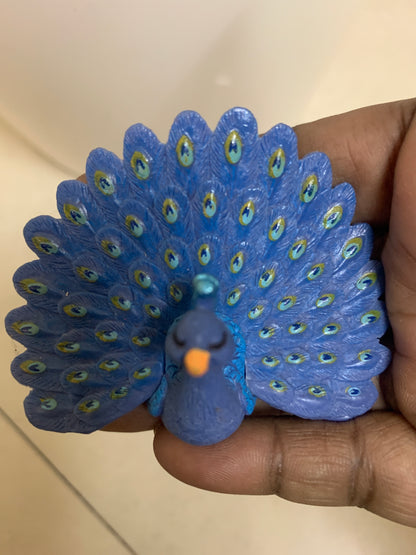 Blue Peacock Miniature - PB02-C