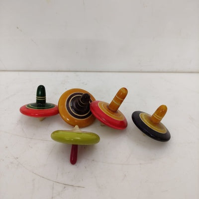 Pambaram | Wooden Toy - Set of 5 pcs - T2