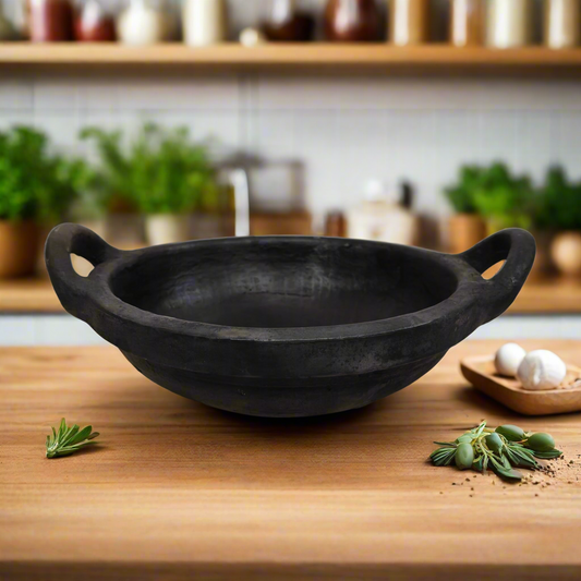 Fine Finish Black Kadai - BP8