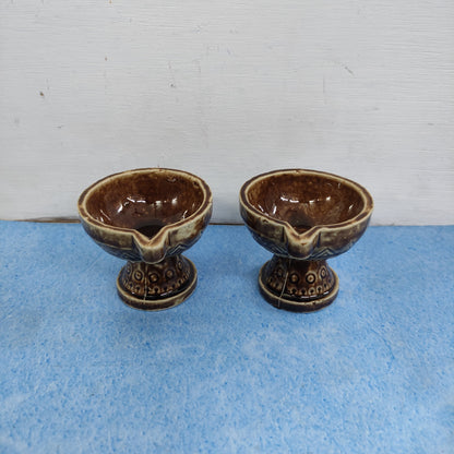 Ceramic Agal Vilakku with Paadam- Diya - CA12