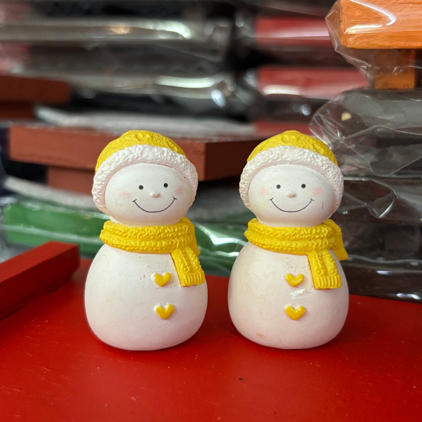 Snow Man Miniature Pair - SM002-c