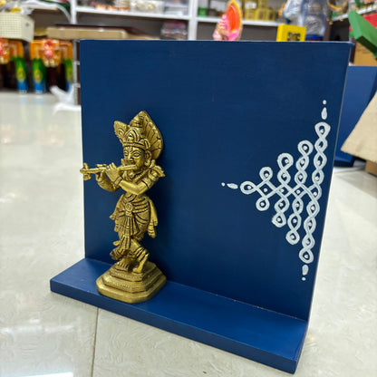 Handmade table decor with Brass Krishna- PRG1