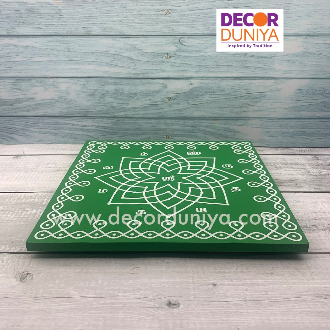 Wooden Kolam Manai - H03