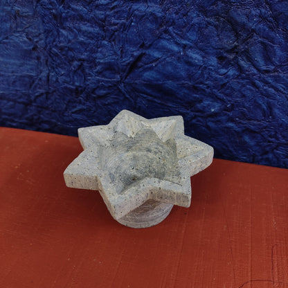 Soapstone star Vilakku, Ma Kal star Vilakku / Sambarani/ Agarbathi stand - SV02