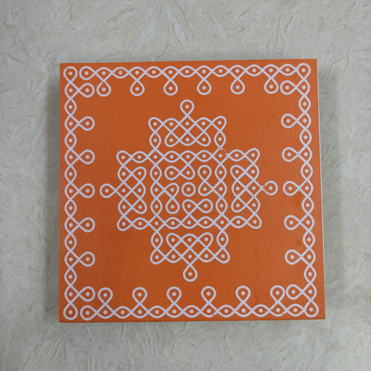 Wooden Kolam Manai - KK6O-C