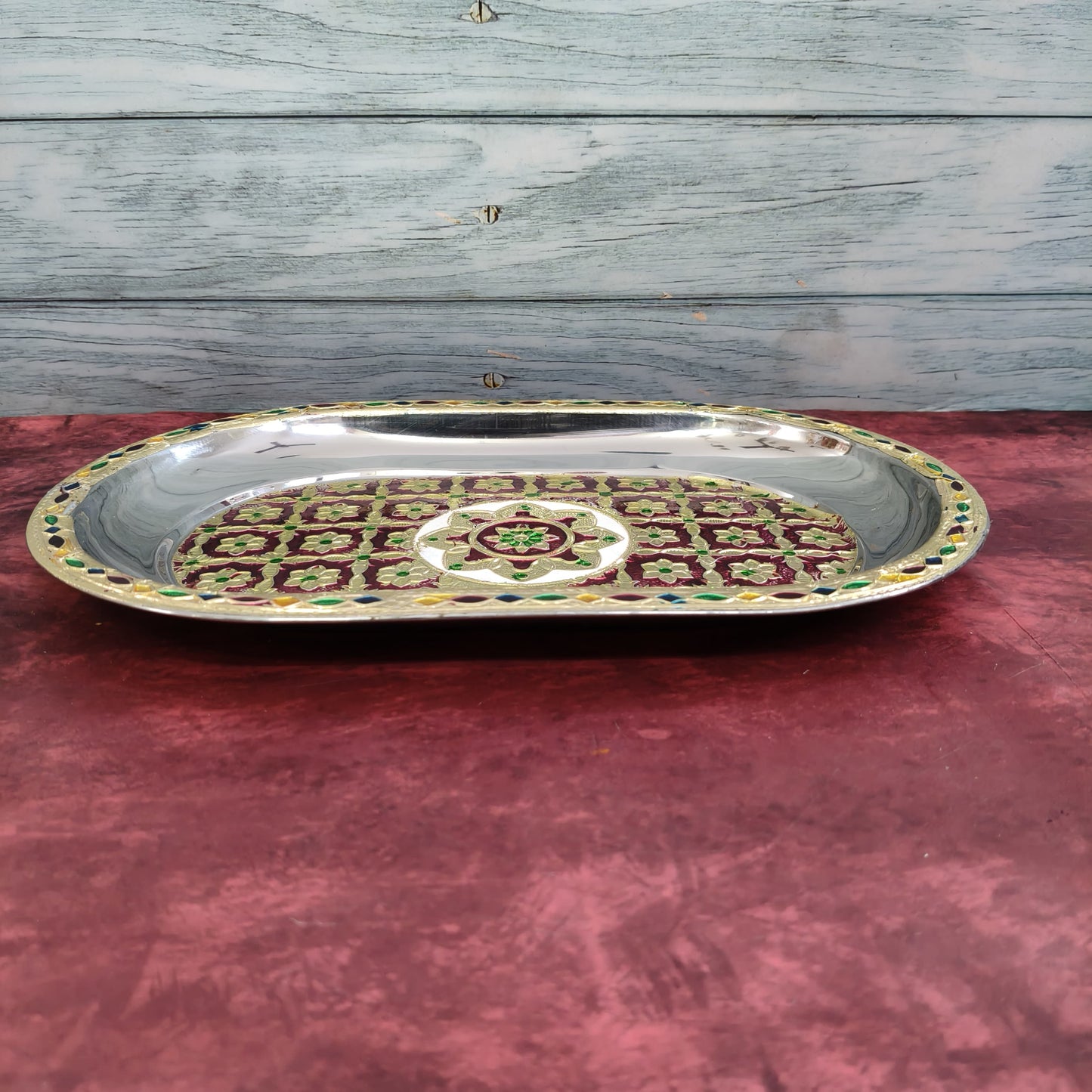 Meenakari Tray 11.5 “- MT2