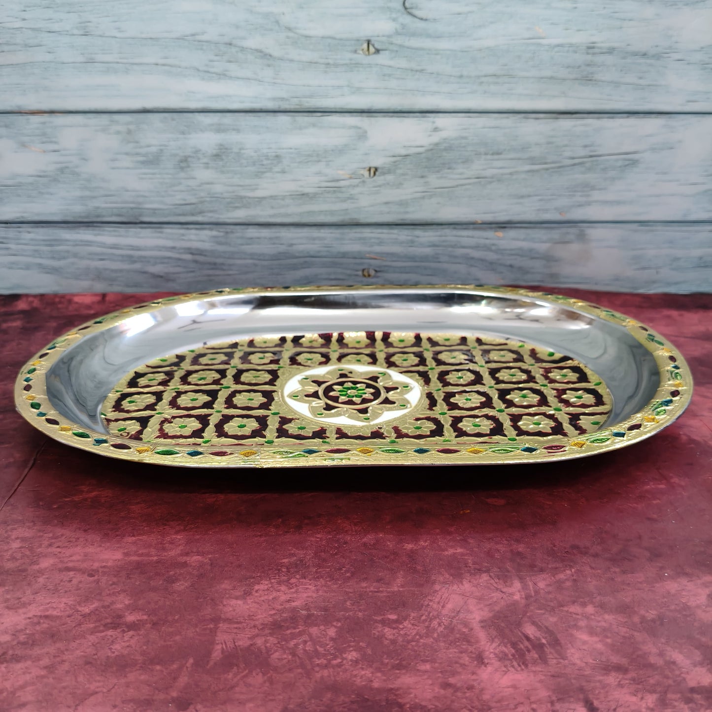 Meenakari Tray 12.5” - MT3