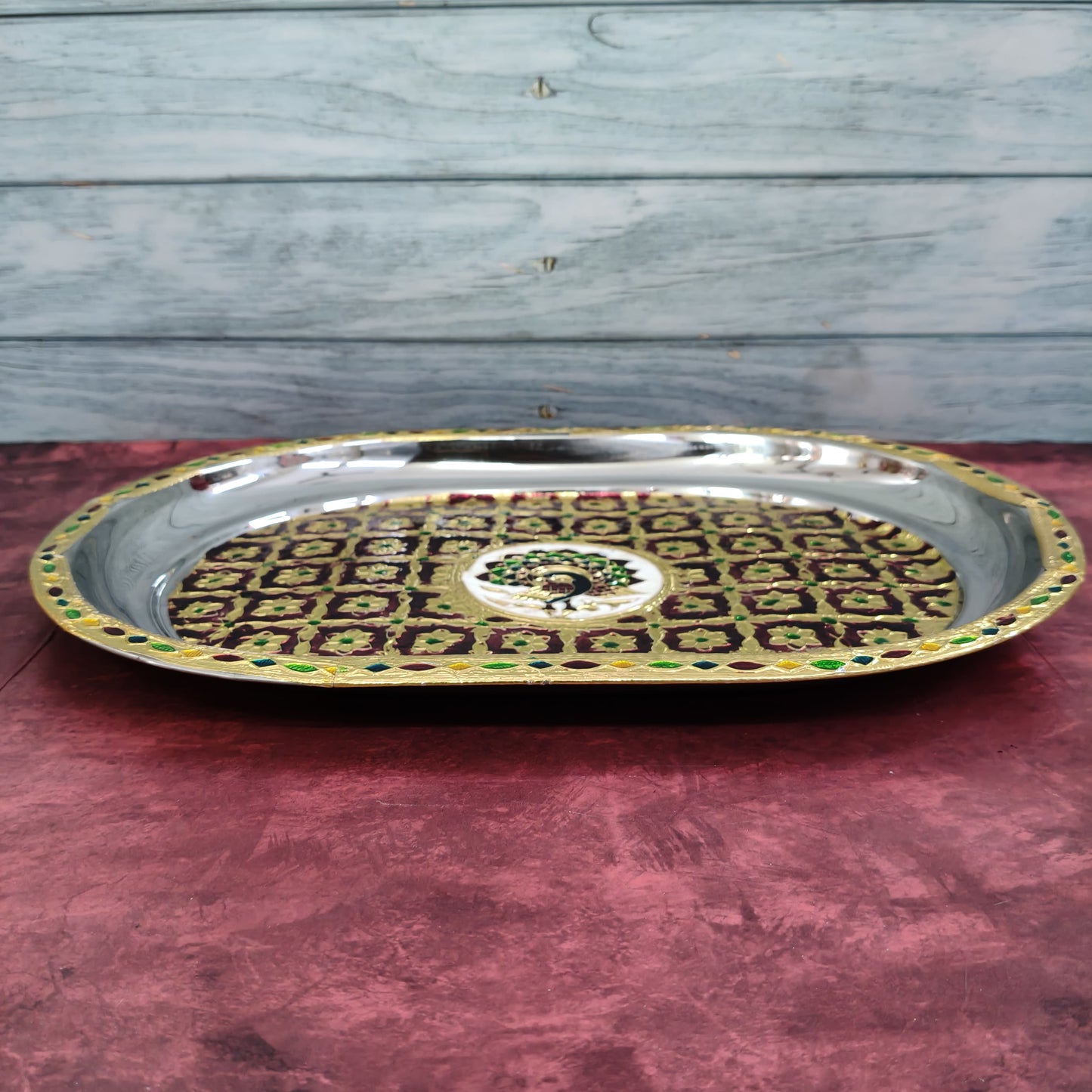 Meenakari Tray 13” - MT4