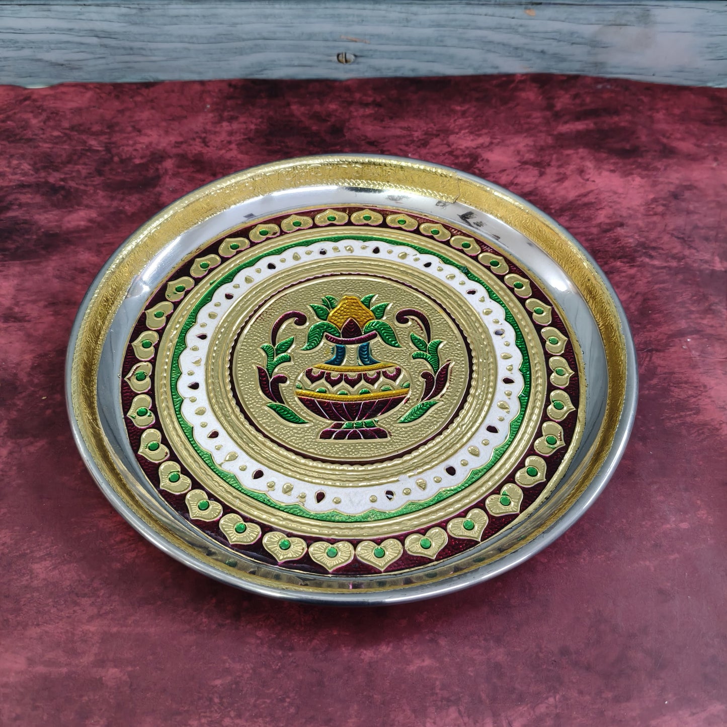 Meenakari Plate 9” - MP3