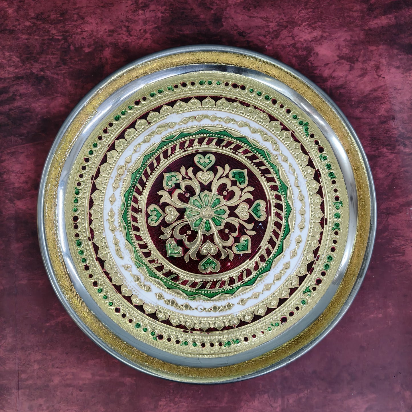 Meenakari Plate 9” - MP3