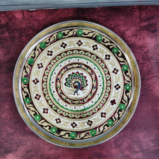 Meenakari Plate 12” - MP5