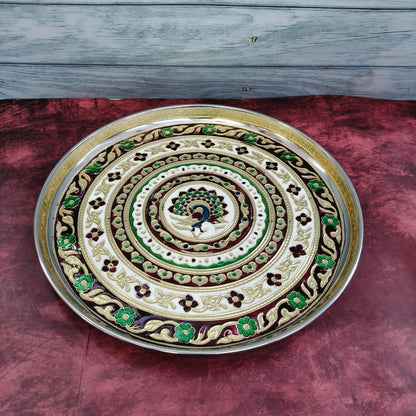 Meenakari Plate 12” - MP5