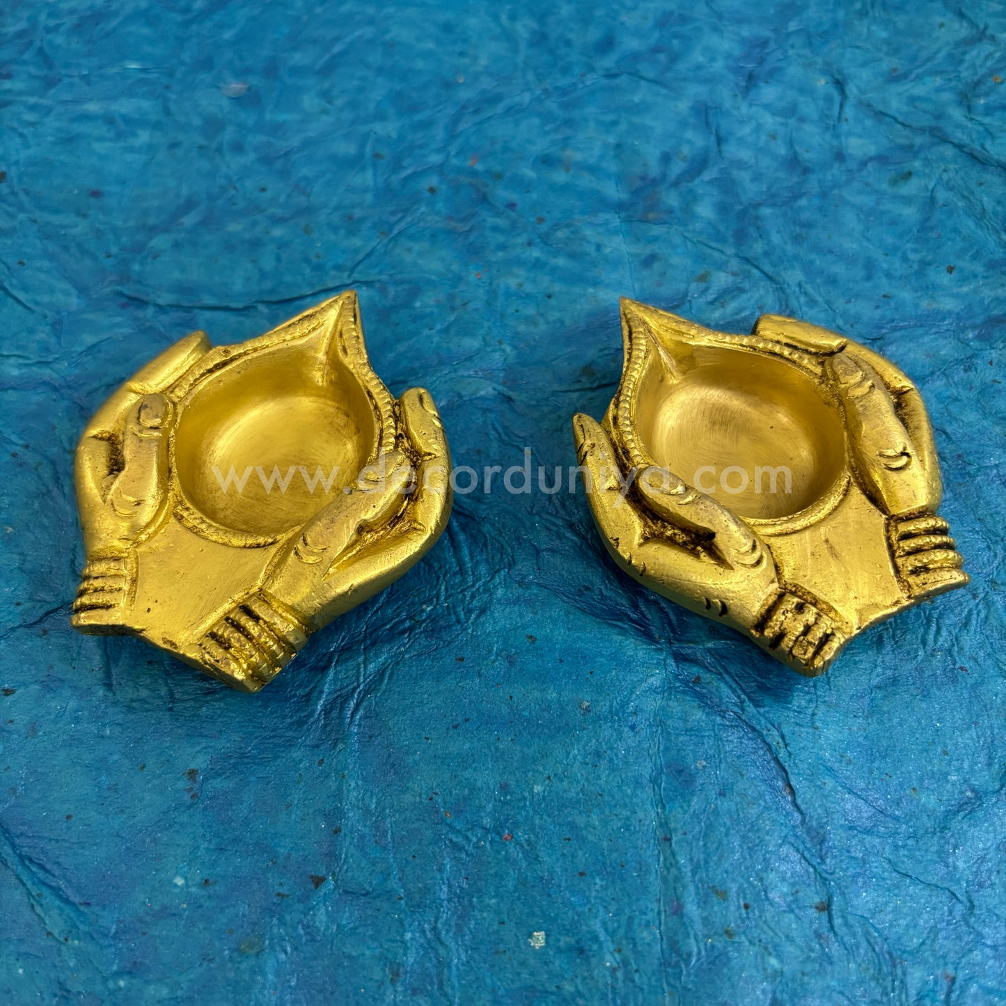 Brass Welcome Vilakku Pair - BJ4