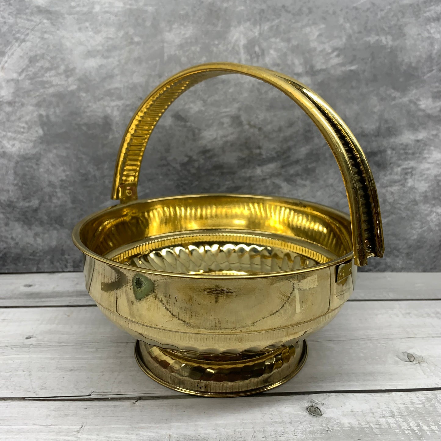 Brass Flower Basket For Pooja Worship | Poo Koodai - PK1