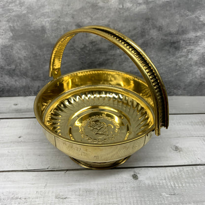 Brass Flower Basket For Pooja Worship | Poo Koodai - PK1