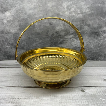 Brass Flower Basket For Pooja Worship | Poo Koodai - PK2