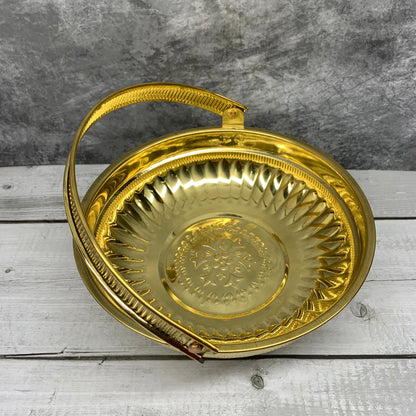 Brass Flower Basket For Pooja Worship | Poo Koodai - PK2