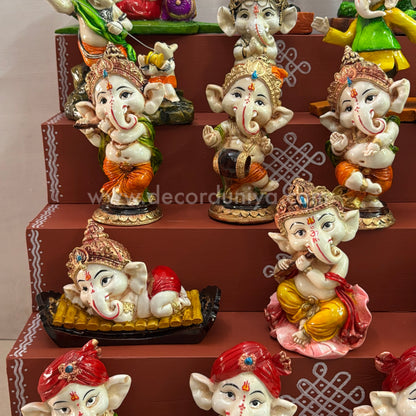 5 Step Polyresin Ganesha Golu - Entire Set - PG11