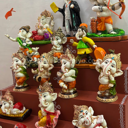 5 Step Polyresin Ganesha Golu - Entire Set - PG11