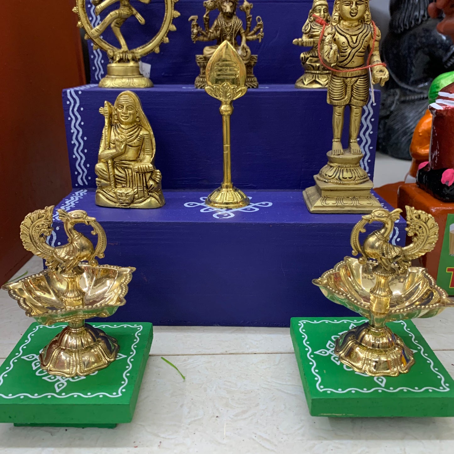 3 Step Brass Shivan Golu - Entire Set - SG1