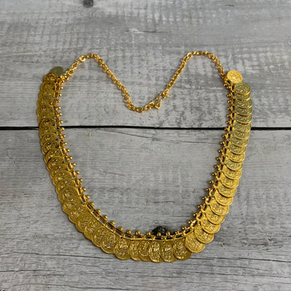 Gold Plated Coins Garland - MAN7