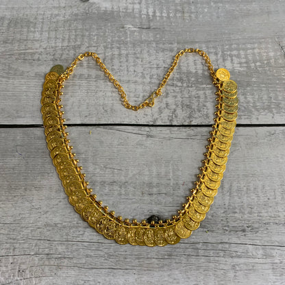 Gold Plated Coins Garland - MAN7