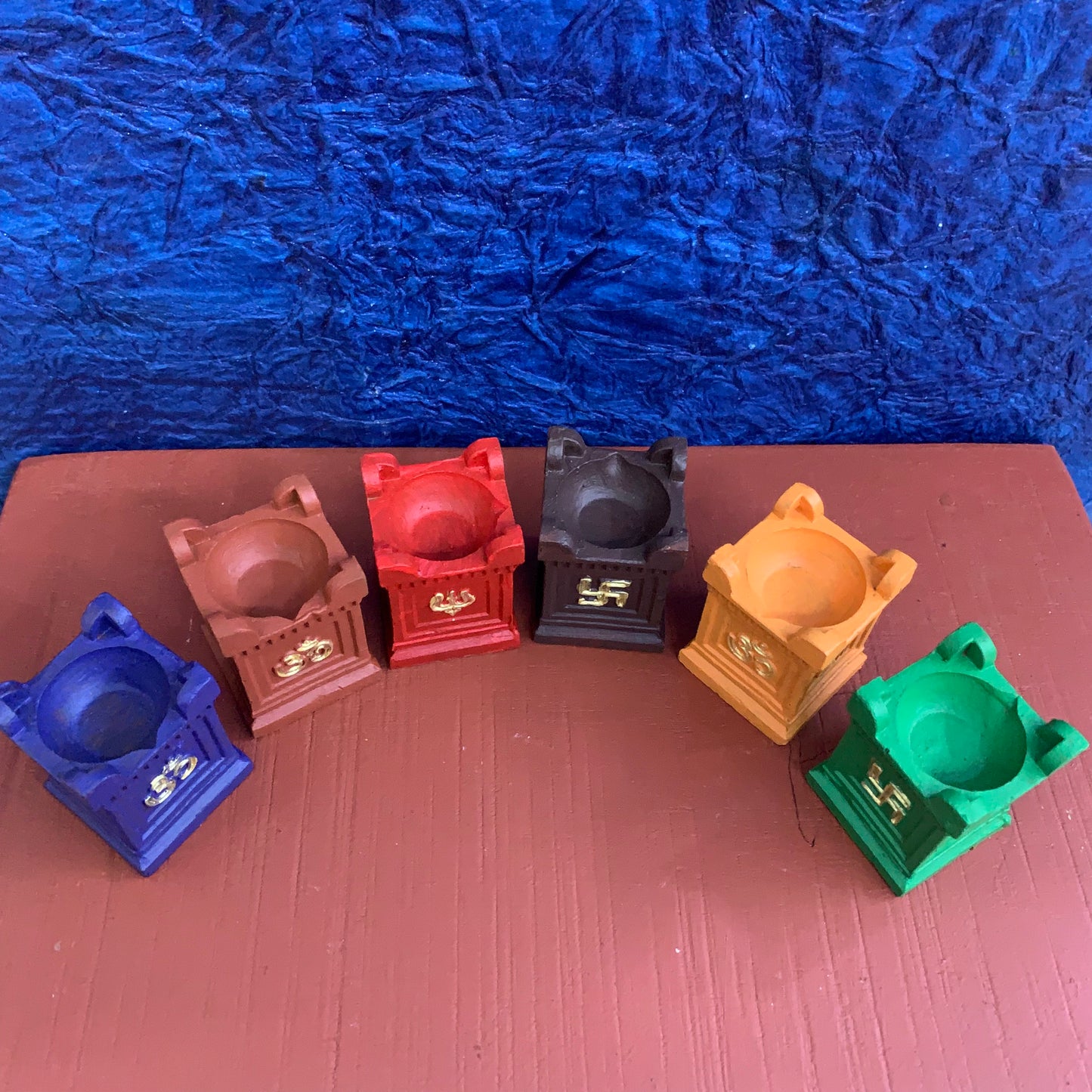 Clay Vilakku, Thulasi Maadam Diya - Set of 6 Pcs - DD10