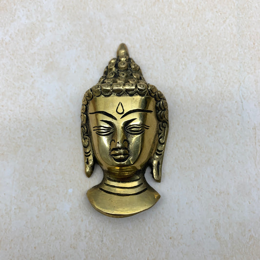 Wall Hanging Brass Buddha Face - BF02