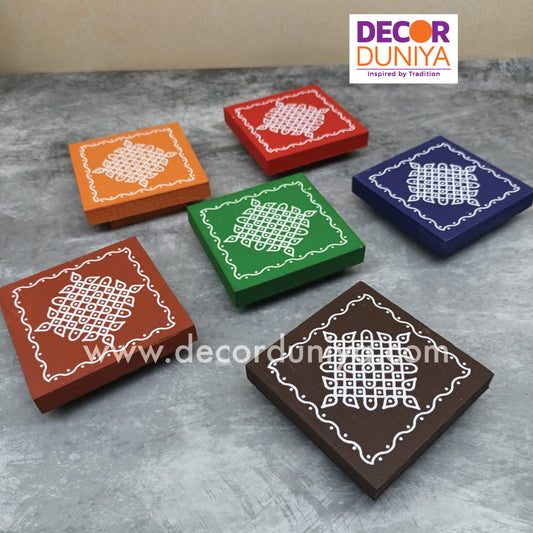 Kolam Manai - Set of 6 Pcs - KM01