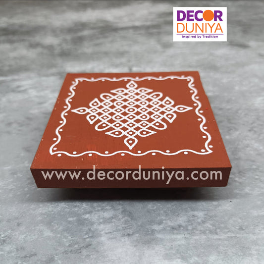 Wooden Kolam Manai - KM3T-c