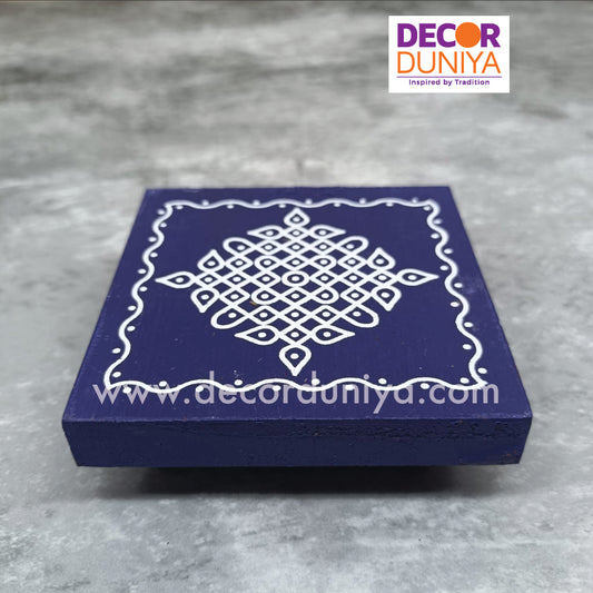 Wooden Kolam Manai - KM3B-c