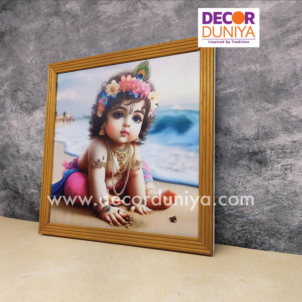 Wooden Krishna Wall Hangings - KWH1