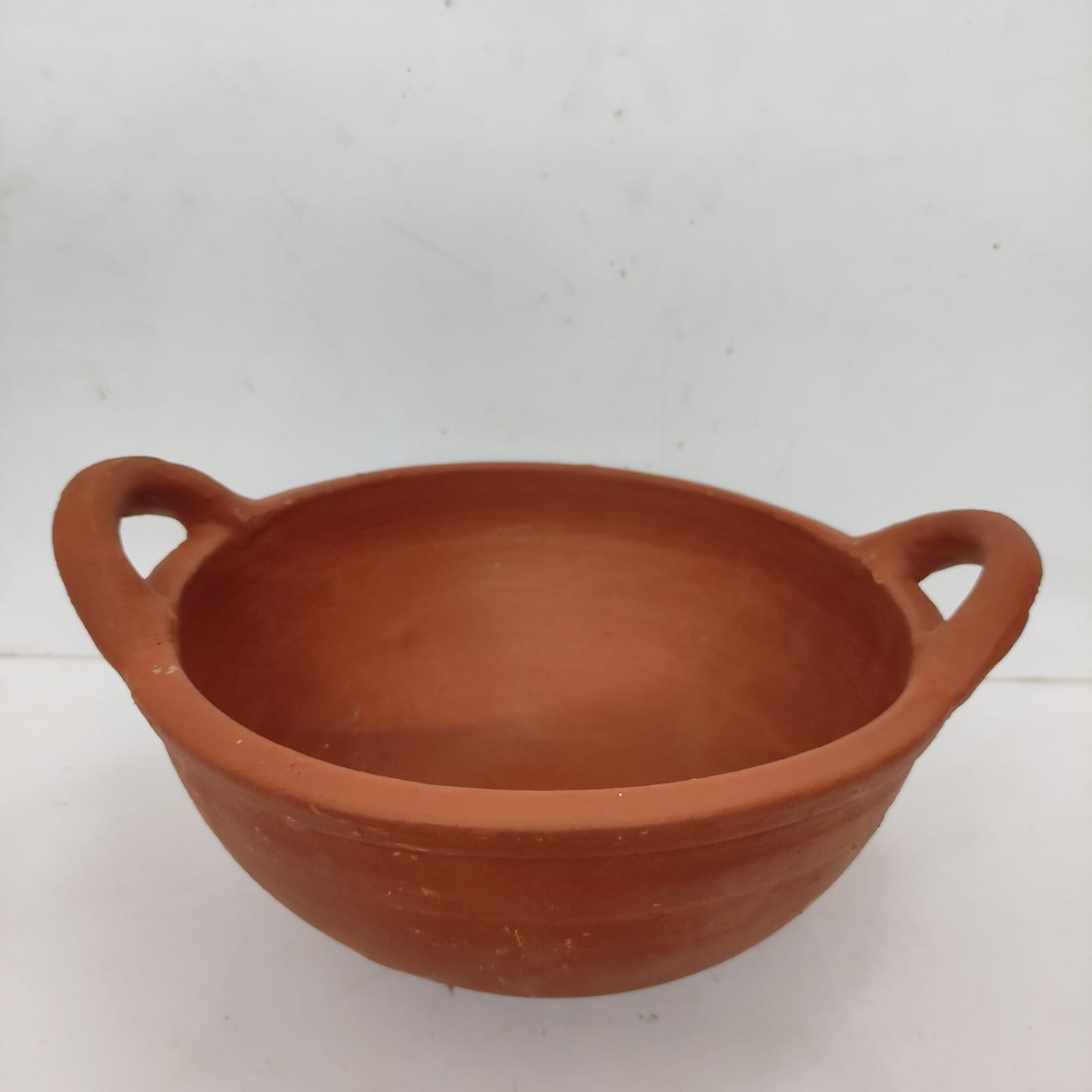 Red Clay Handle Kadai - RM006