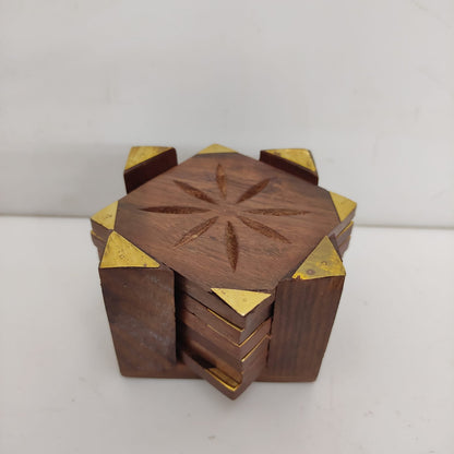 Wooden Tea Coasters - WTC0002