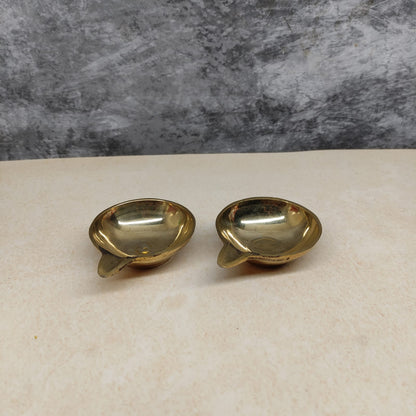 Brass Agal Vilakku (Set of 2 Pcs) - Lamp - BL01