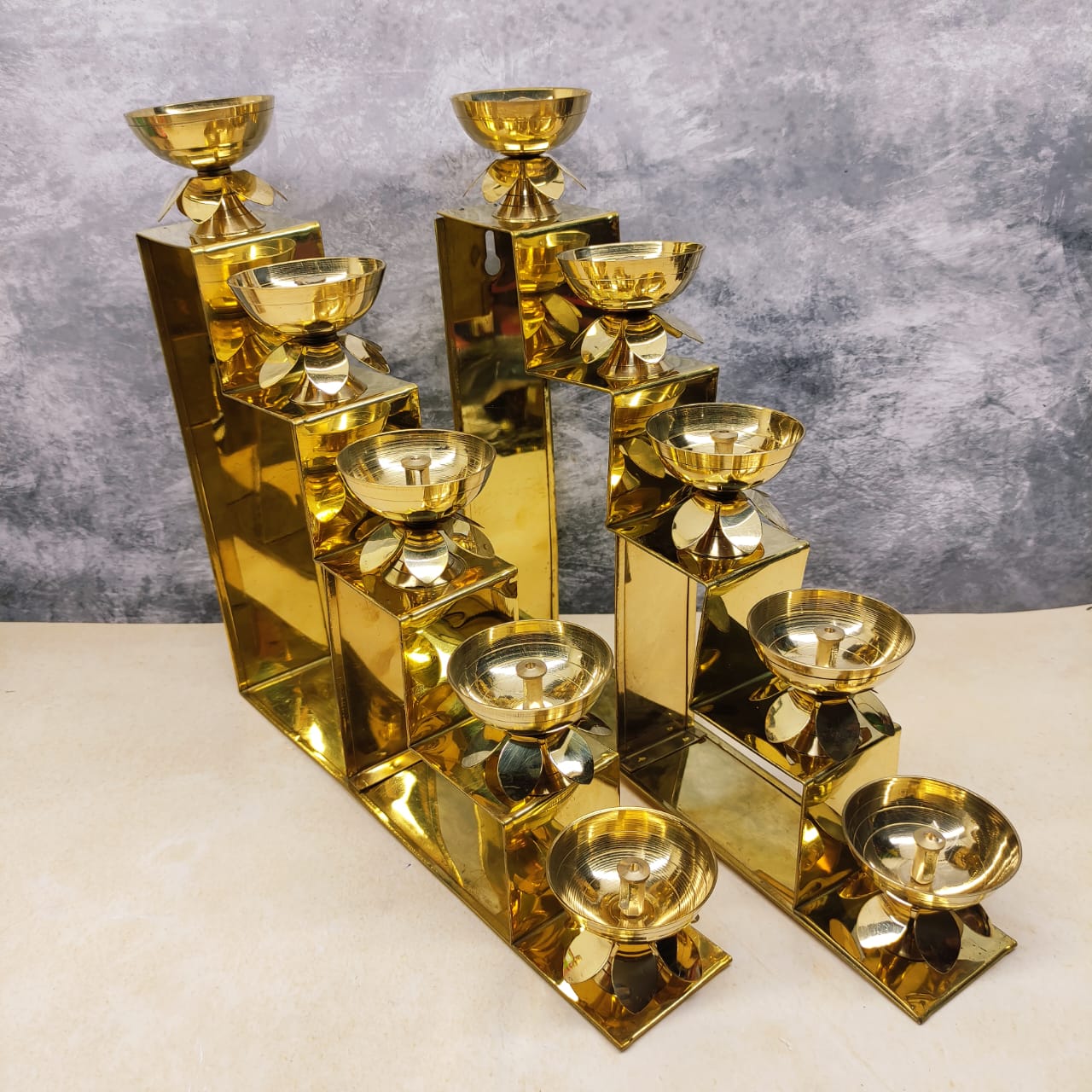 Brass Diya Stand - 5SD