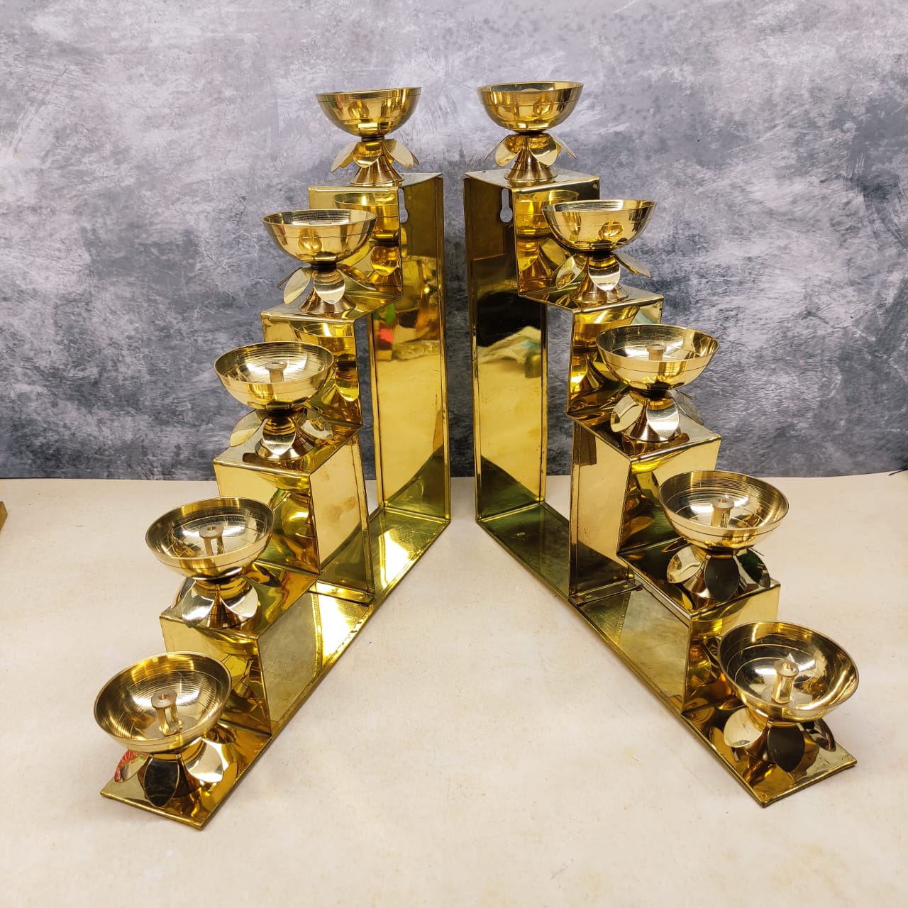 Brass Diya Stand - 5SD