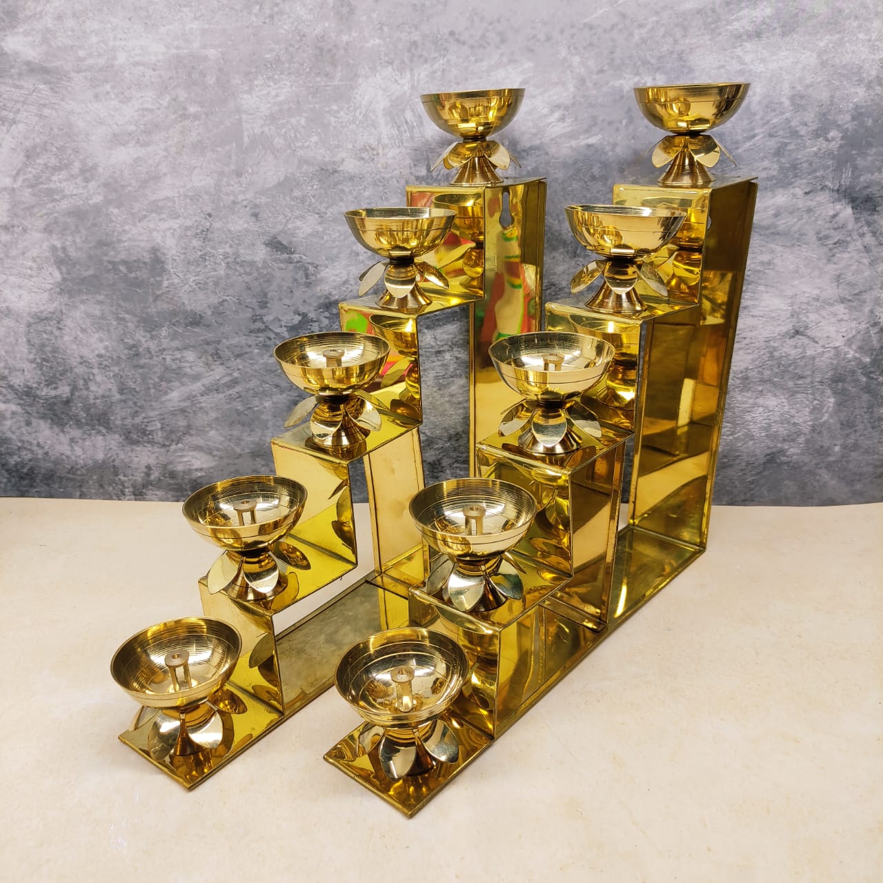 Brass Diya Stand - 5SD