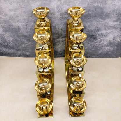 Brass Diya Stand - 5SD